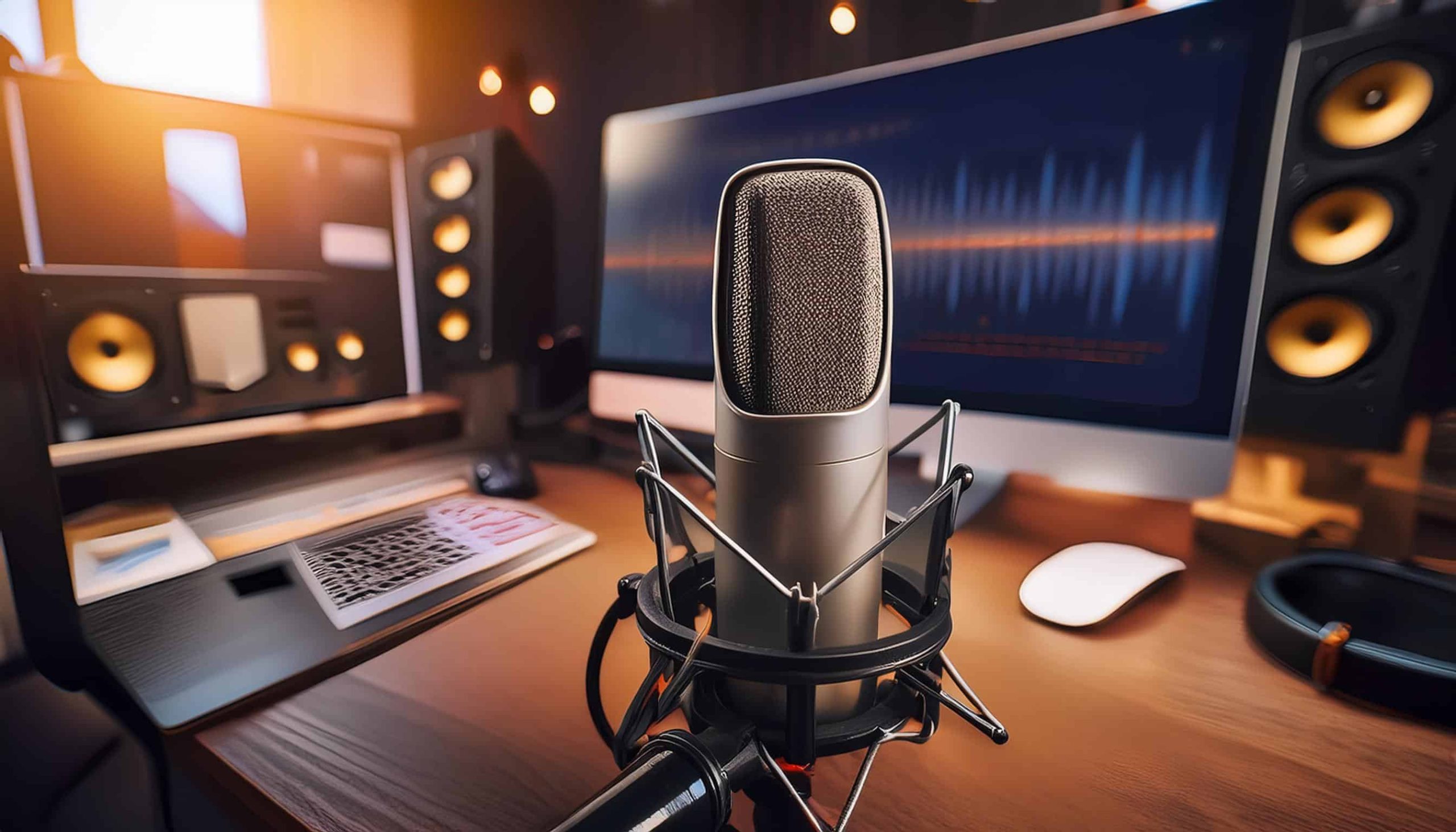 Voiceover studio animation